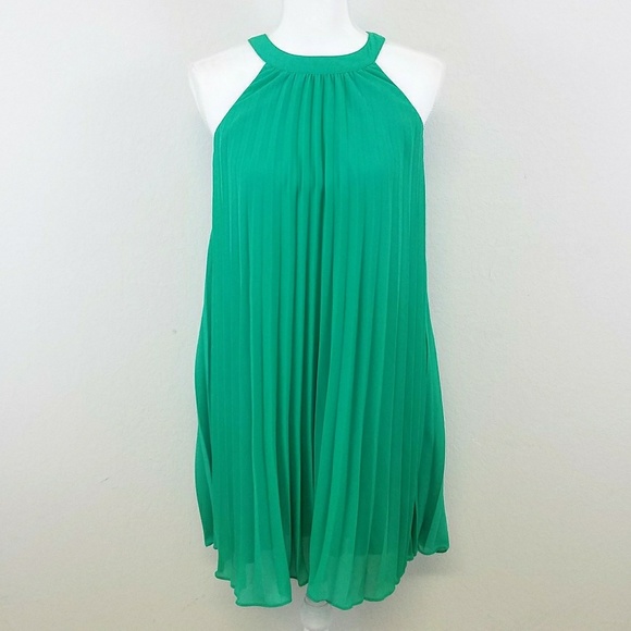 She and Sky Dresses & Skirts - NWT She and Sky Green Pleated Dress